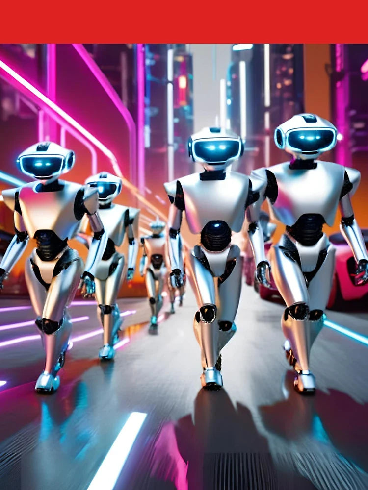March of the Future by Humanoids Robots Classic T-Shirt
