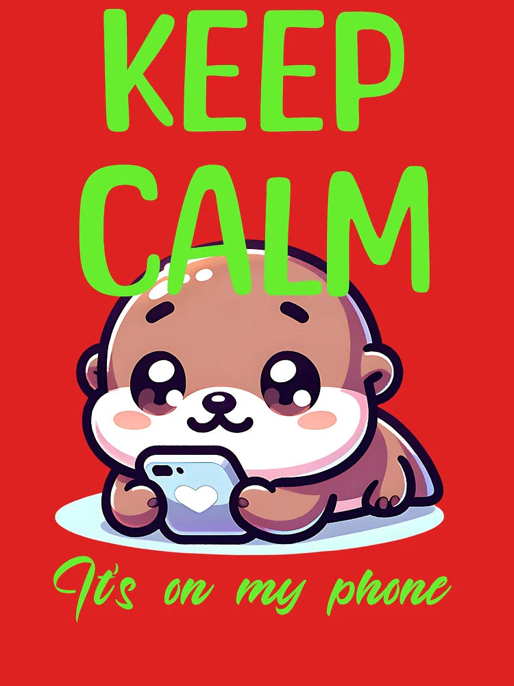 Keep calm, it's on my phone Classic T-Shirt