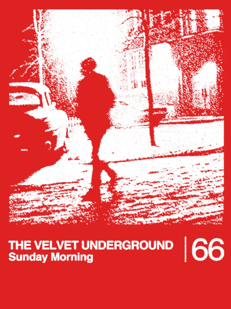 Sunday Morning  The Velvet Underground  Minimalist Graphic Artwork Design Classic T-Shirt