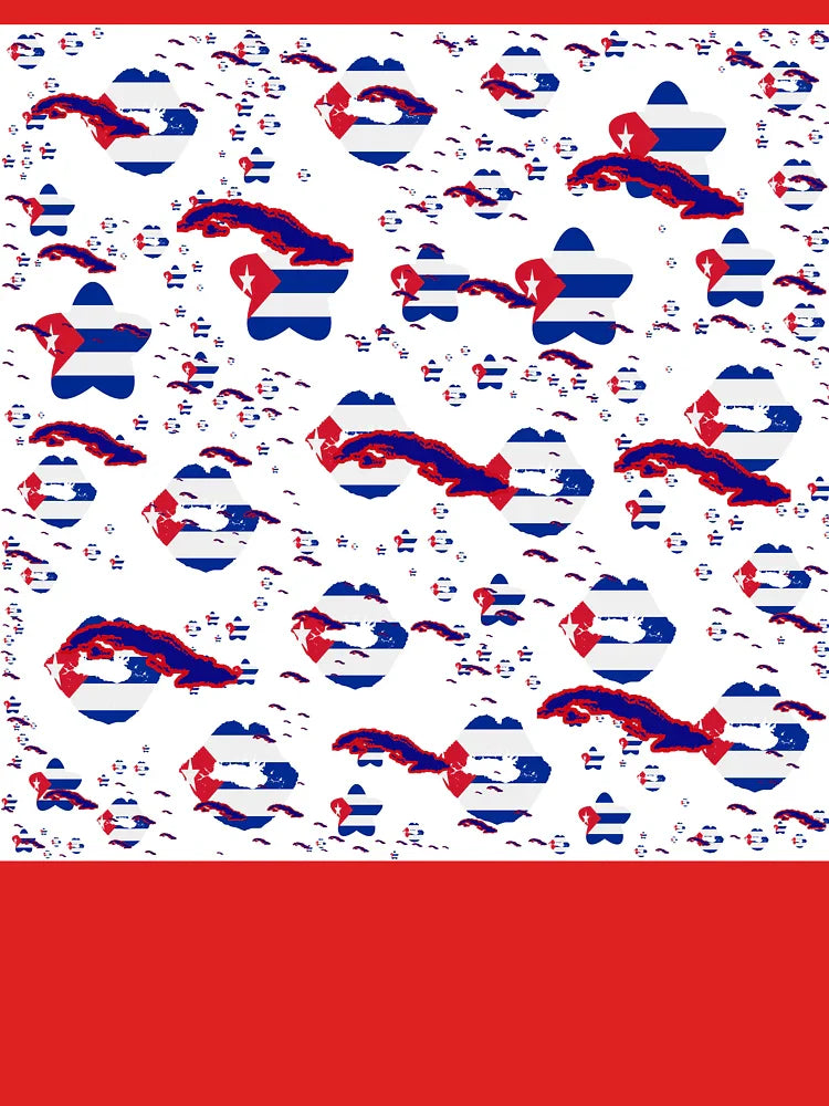 Cuba Montage With Country Shape Stars And Flag Overlays | Cuba Montage Avec Couvertures Pays Etoiles Et Drapeaux | Cuba Montaje con sobreimpresiones de bandera y estrellas de paÃ­ses Classic T-Shirt
