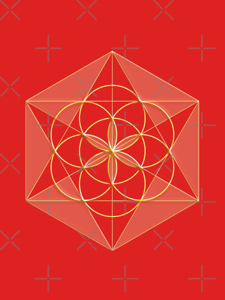 Seed Of Life with Unicursal Hexagram Classic T-Shirt