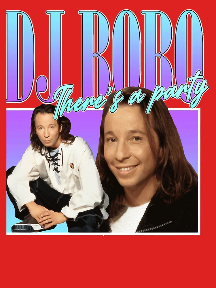 DJ Bobo 90s Style Eurodance  Classic T-Shirt