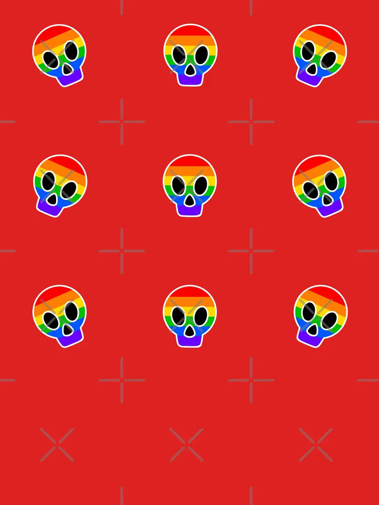 Rainbow Skulls Classic T-Shirt