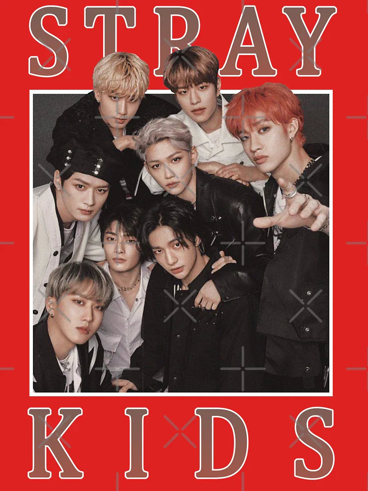 STRAY KIDS Vintage Retro Band Style 90s  Classic T-Shirt