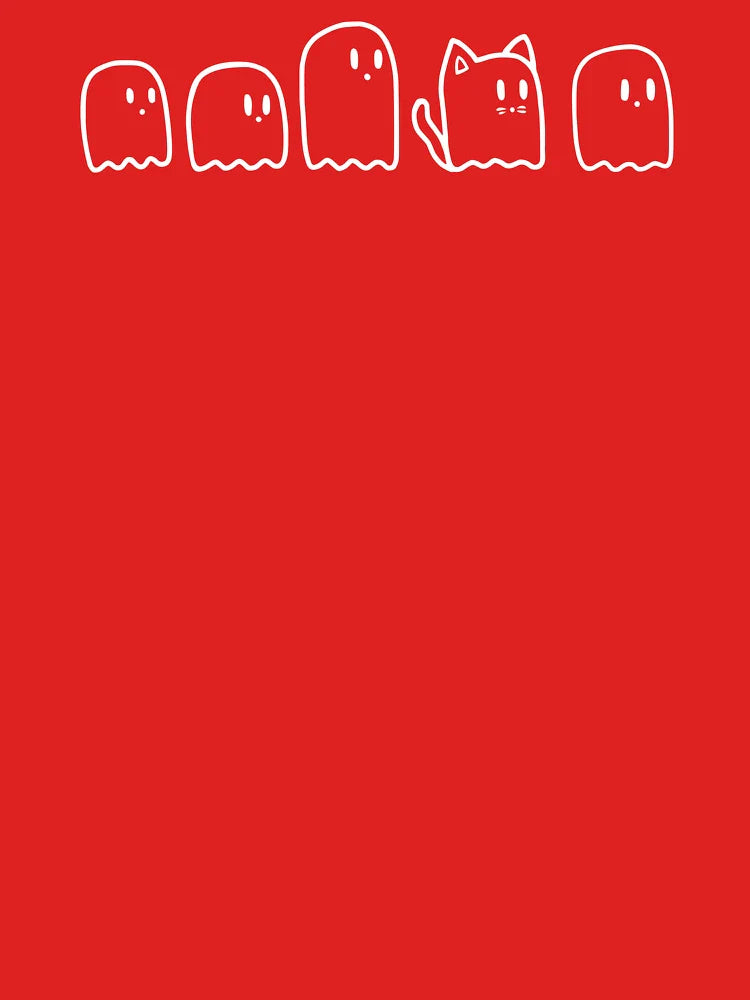 Cat and Ghosts Classic T-Shirt