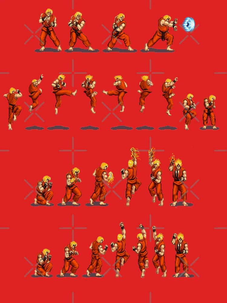 Street fighter Ken Classic T-Shirt
