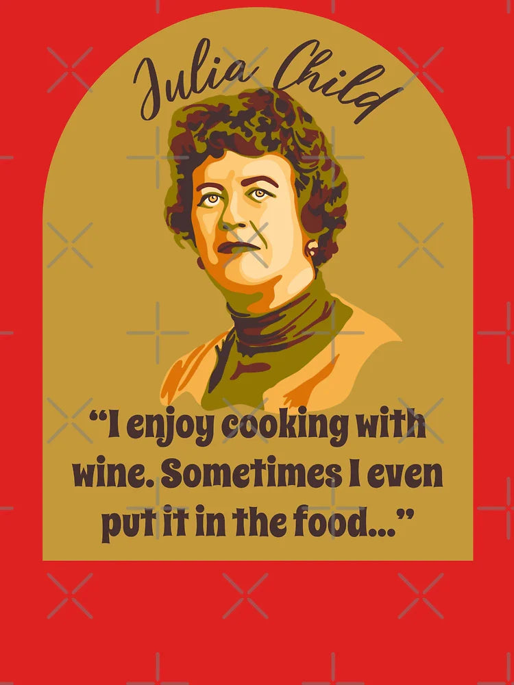 Julia Child Portrait and Quote Classic T-Shirt