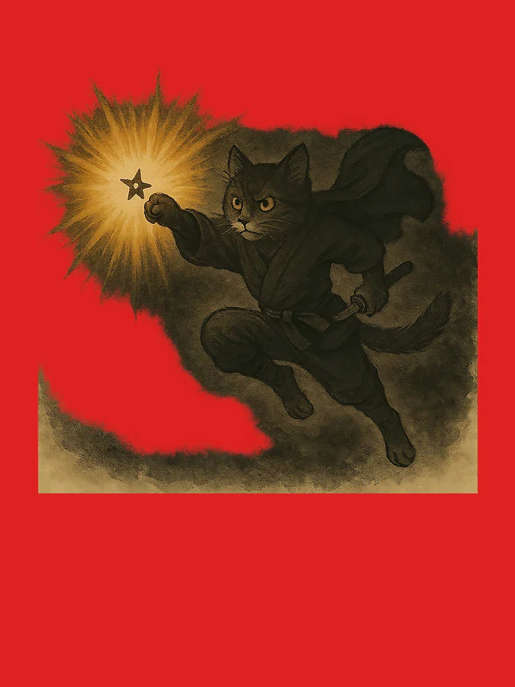 Flash Shuriken â€“ Ninja Cat in Action Classic T-Shirt