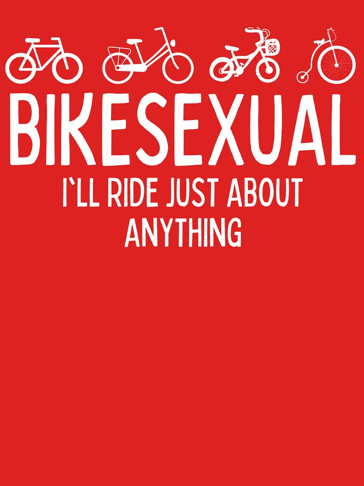 Bikesexual Funny Bicycle Bike Cycling Classic T-Shirt