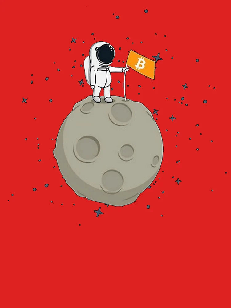 Bitcoin Moon Classic T-Shirt