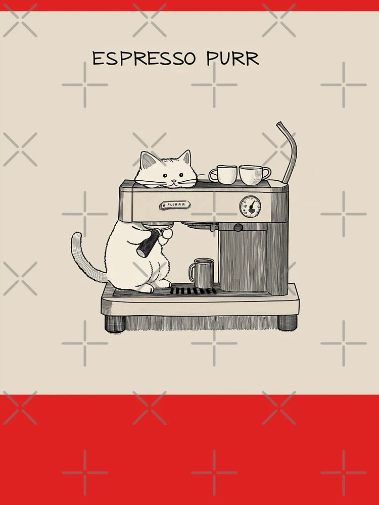 Espresso Cat Classic T-Shirt