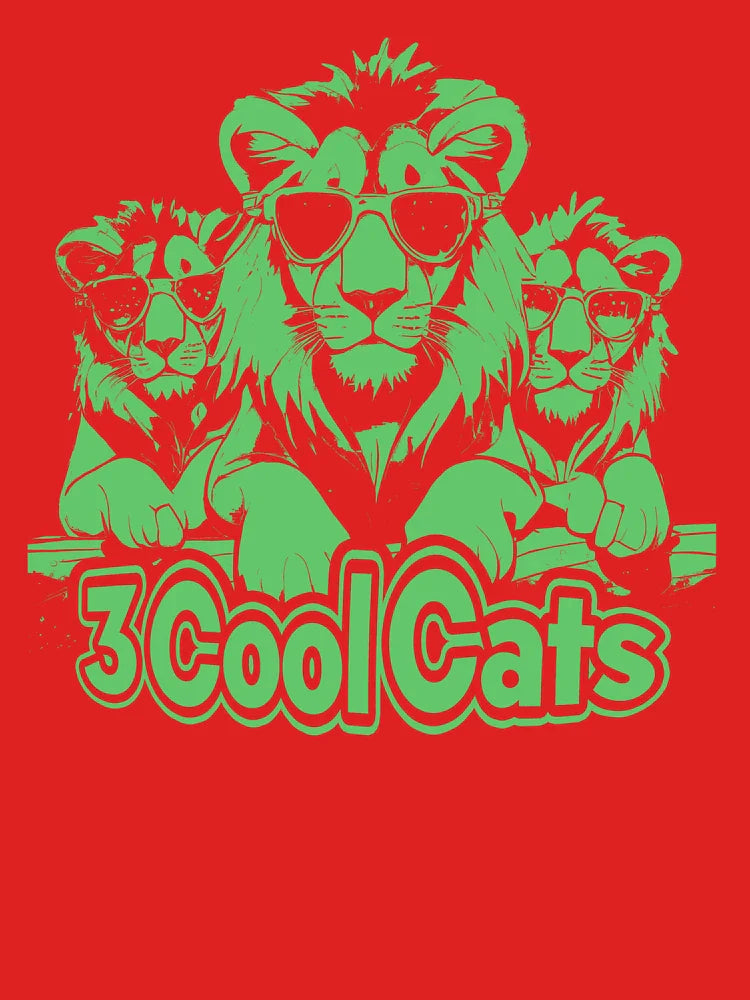 "3 Cool Cats" – Lion Crew Graphic Design Sherbert Flavour Classic T-Shirt