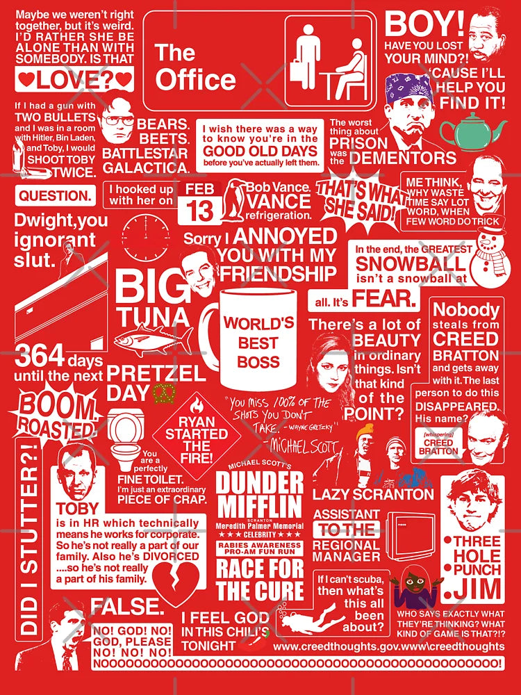 Wise Words From The Office - The Office Quotes Classic T-Shirt
