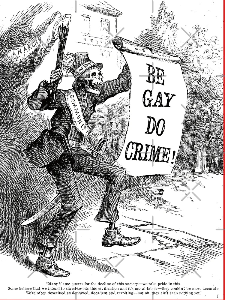 Be Gay Do Crime! White Skeleton Classic T-Shirt