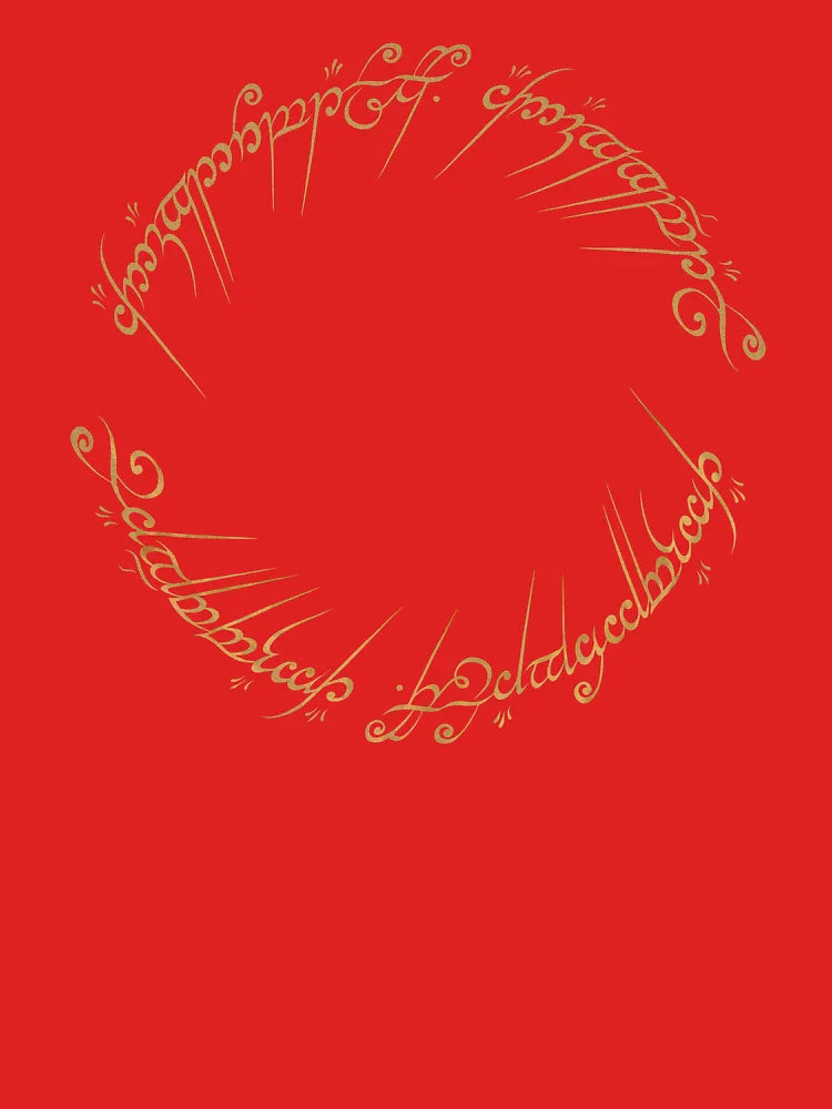 The One Ring Inscription Classic T-Shirt