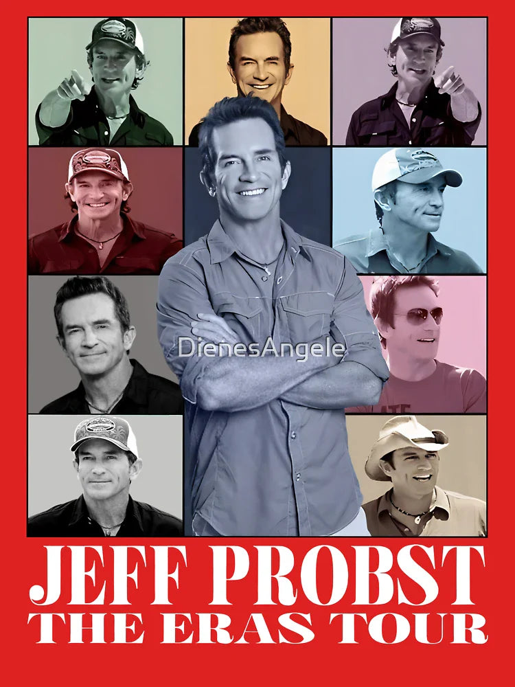 Jeff Probst Shirt 90s survivor Tee tv television Classic T-Shirt