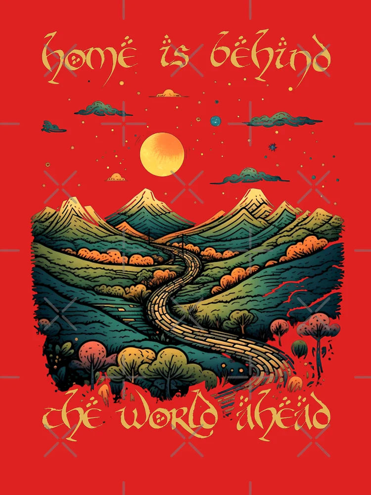 Home is Behind, the World Ahead - Start Night - Fantasy Classic T-Shirt