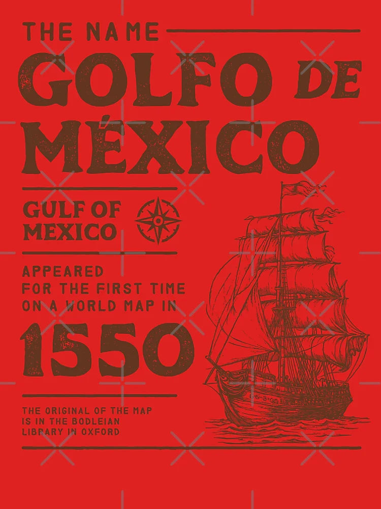 Gulf of Mexico Name Origin 1550 Classic T-Shirt