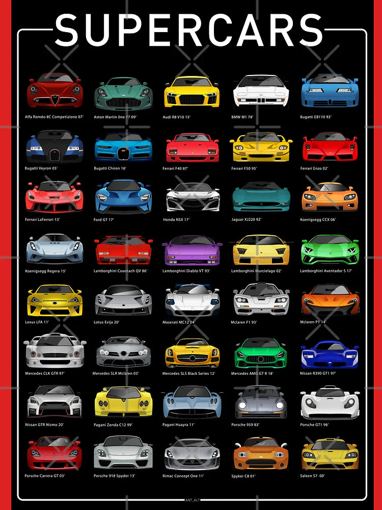 Super Cars (B) Classic T-Shirt