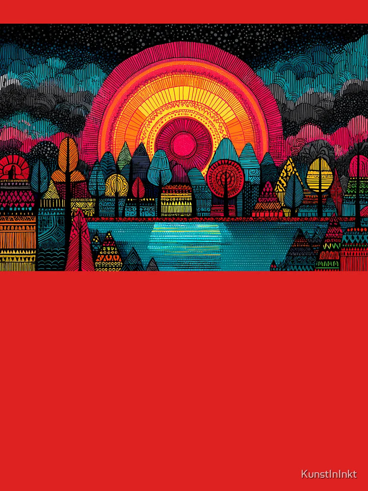 Totem in the Painted Sky Classic T-Shirt