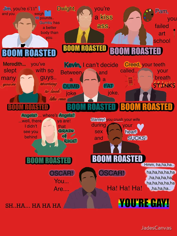 The Office Boom Roasted Scene Classic T-Shirt
