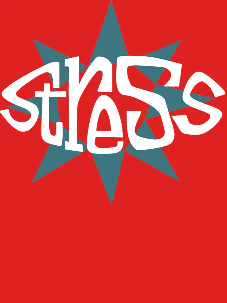 Stress Records (White & Teal Blue Logo) Classic  Classic T-Shirt