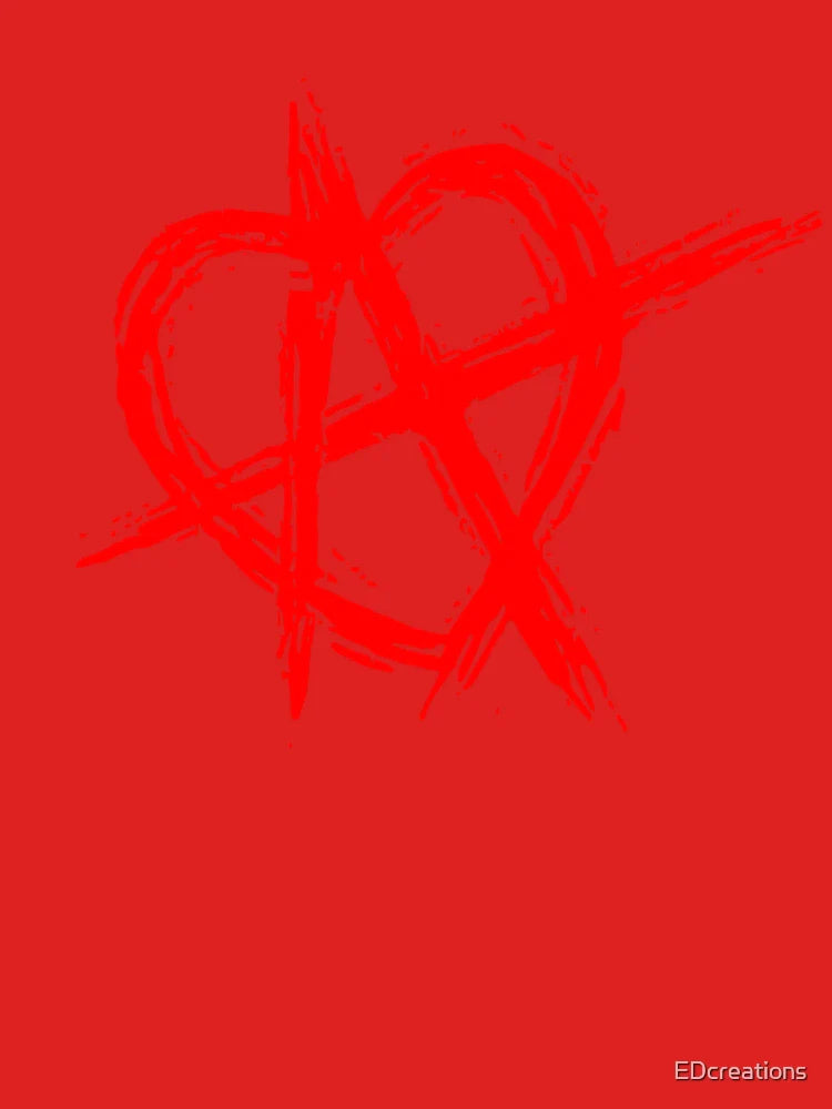 Relationship Anarchy Symbol Logo RA Free Poly Love Anarchist Honesty Respect Freedom RA Heart Classic T-Shirt