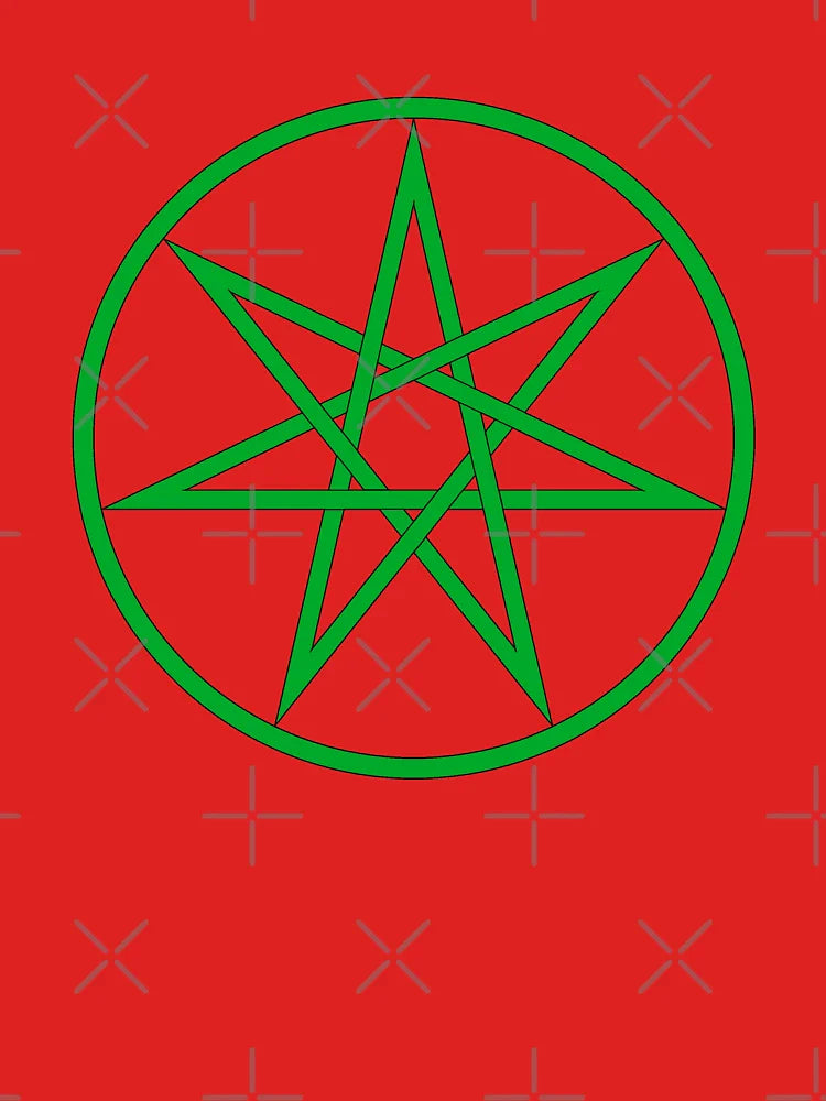 Seven pointed star green Classic T-Shirt