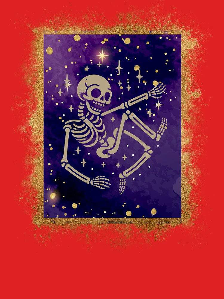 Galaxy Skeleton  Aesthetic Classic Design Classic T-Shirt