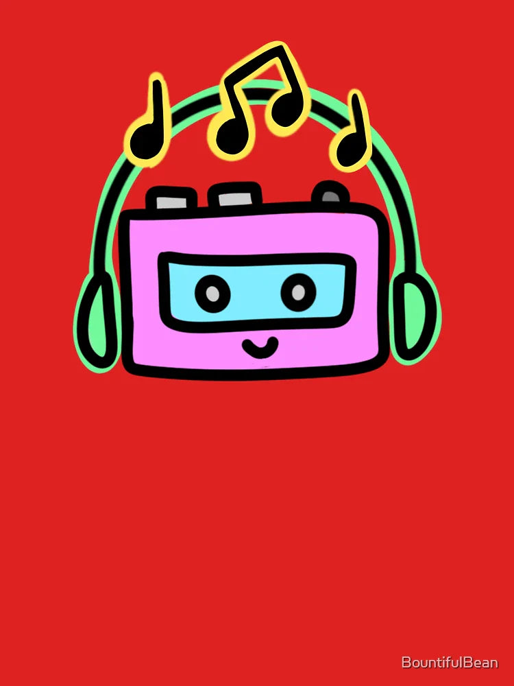 Doodle Cassette Friend Classic T-Shirt