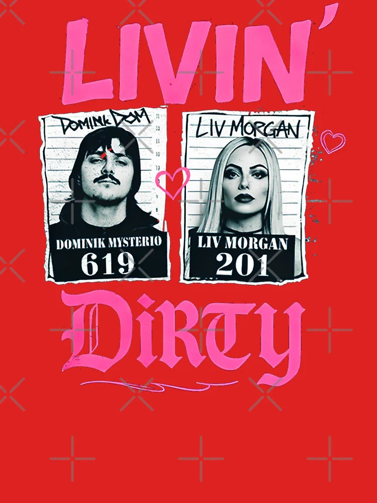 Liv Morgan And Dominik Mysterio Livin Dirty Classic T-Shirt