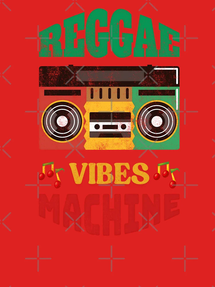 Reggae Vibes Machine – Distressed Retro Cassette Deck Classic T-Shirt