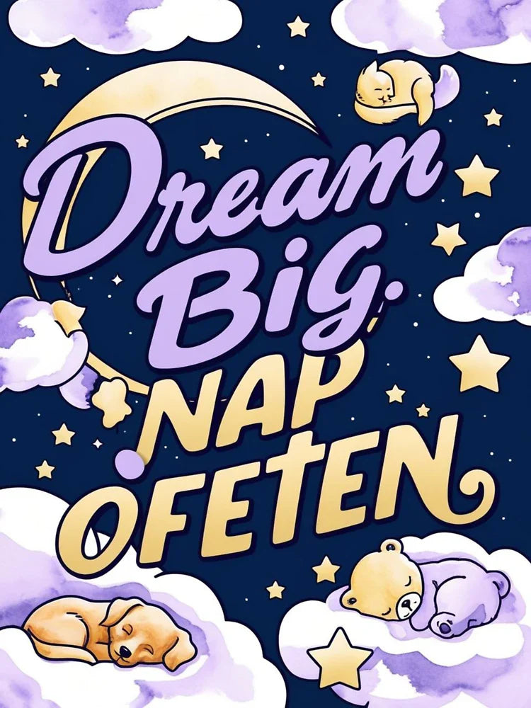 Dream Big Nap Often – Motivational Lazy Quote Design Classic T-Shirt