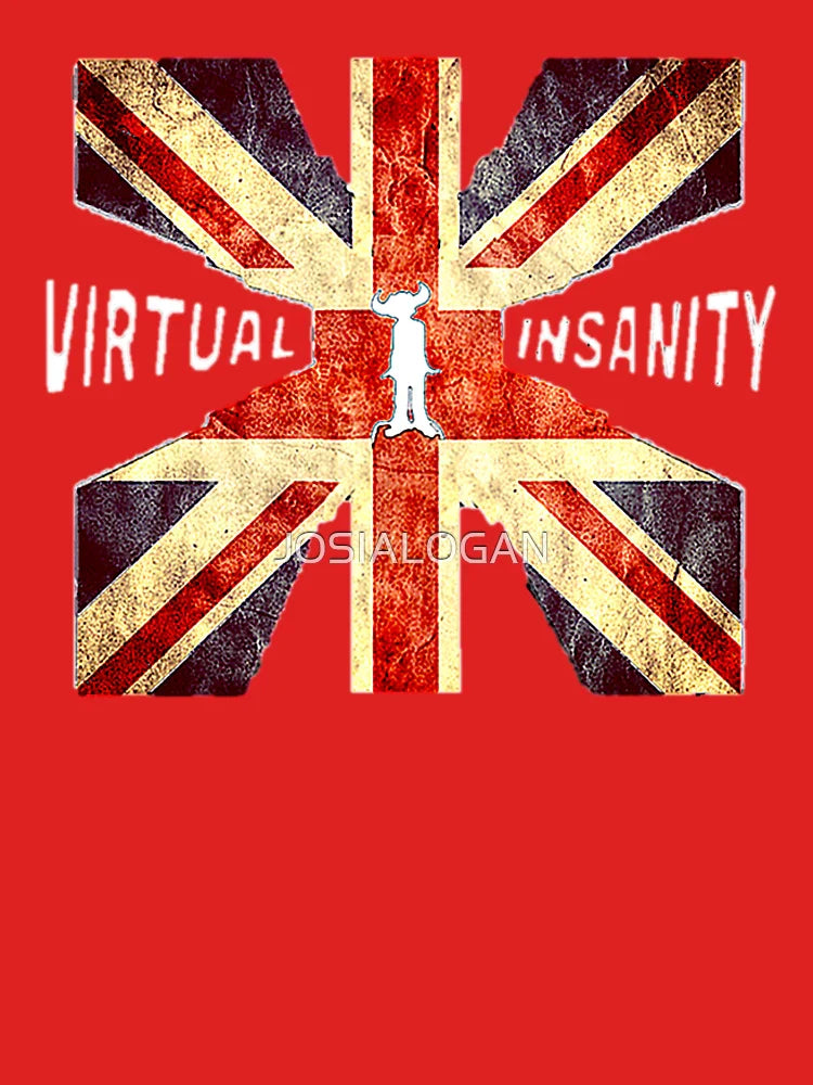 Virtual Insanity Vintage Union Jack White Classic T-Shirt