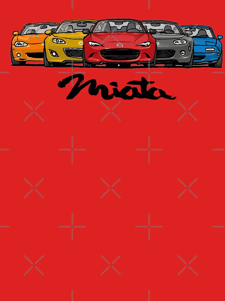 MX5 Miata Generations Classic T-Shirt