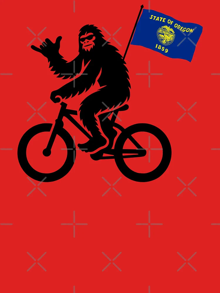 Bigfoot Cycling Oregon Flag Classic T-Shirt