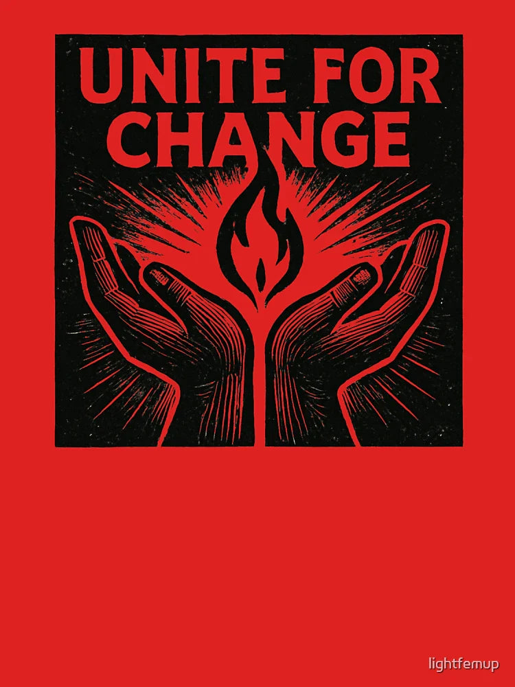 Unite for Change Sacred Flame Hands Classic T-Shirt