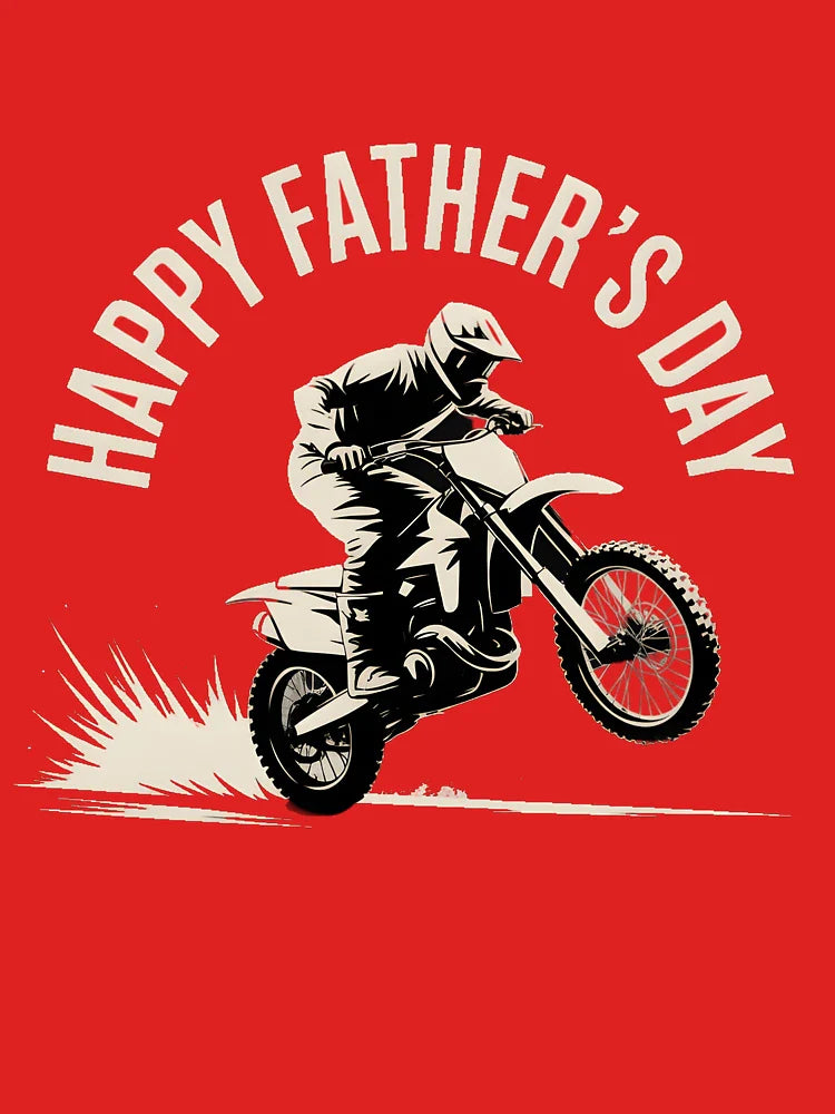 Happy Fathers Day Motocross Dad Dirt Bike Men Classic T-Shirt