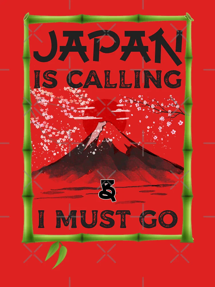 Japan Is Calling and i must go shirt . Japan Shirt. Travel Shirt , cherry blossom , Mt Fuji, Travel Gift shirt  Classic T-Shirt