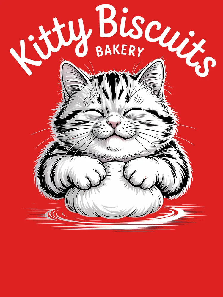 Kitty Biscuits Bakery - Perfect gift for cat lovers, bakers, cozy homebodies, and anyone obsessed with cute kneading kitty art. Classic T-Shirt