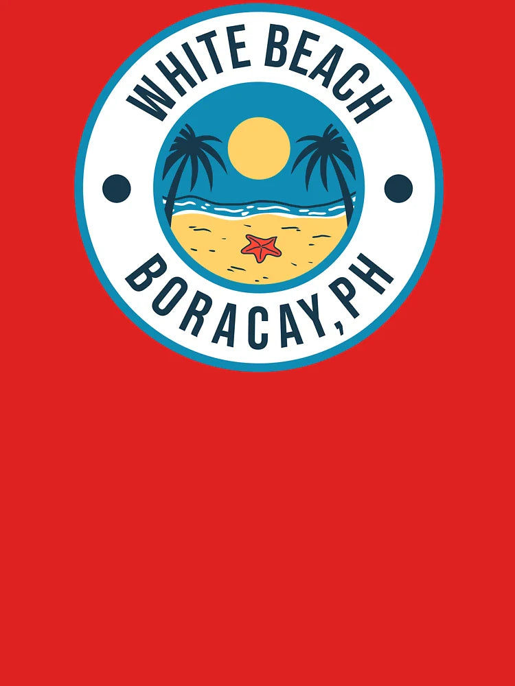 White Beach Boracay Philippines Surfing Classic T-Shirt