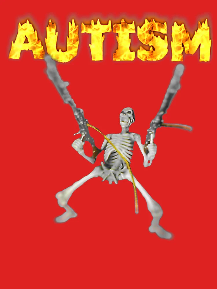 Autism Skeleton - Oddly Specific Dank Classic T-Shirt