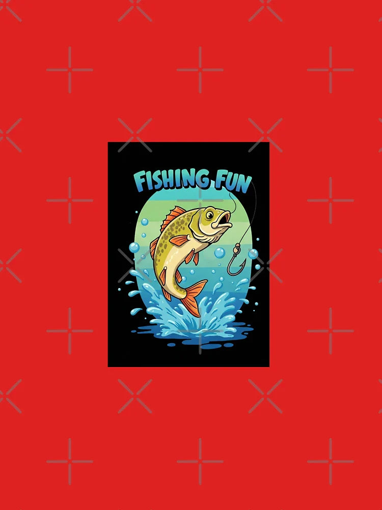 Leaping Fish on Hook - Fishing Adventure Classic T-Shirt