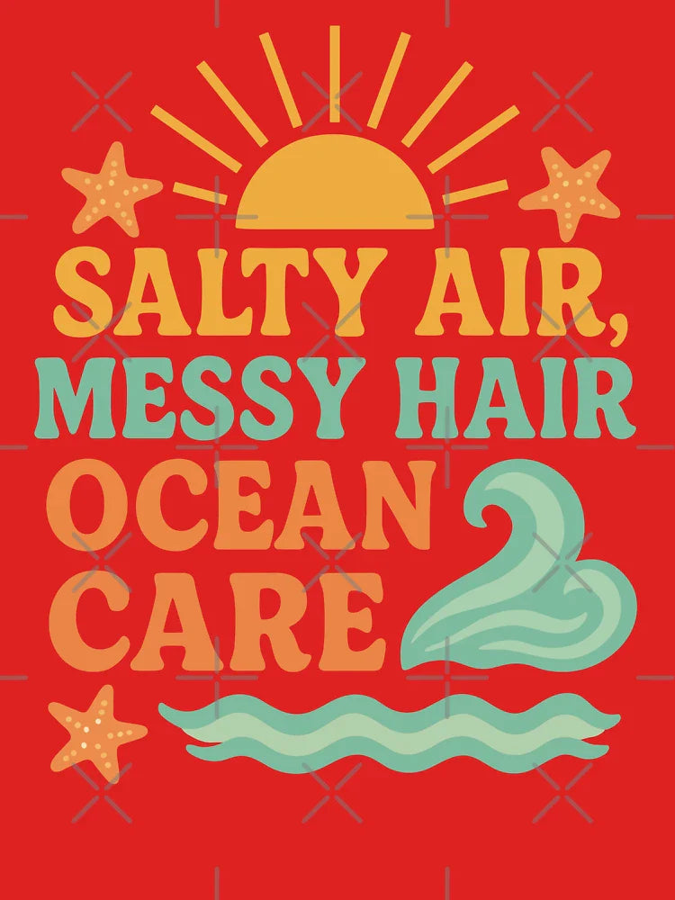 Retro Beach Quote Ocean Vibes Aesthetic Design Classic T-Shirt