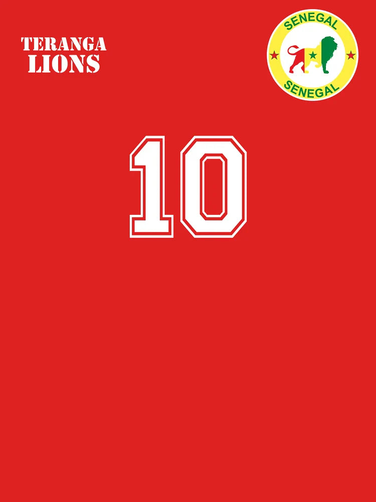 Senegal Soccer Pride Retro Football Jersey for Fans Classic T-Shirt
