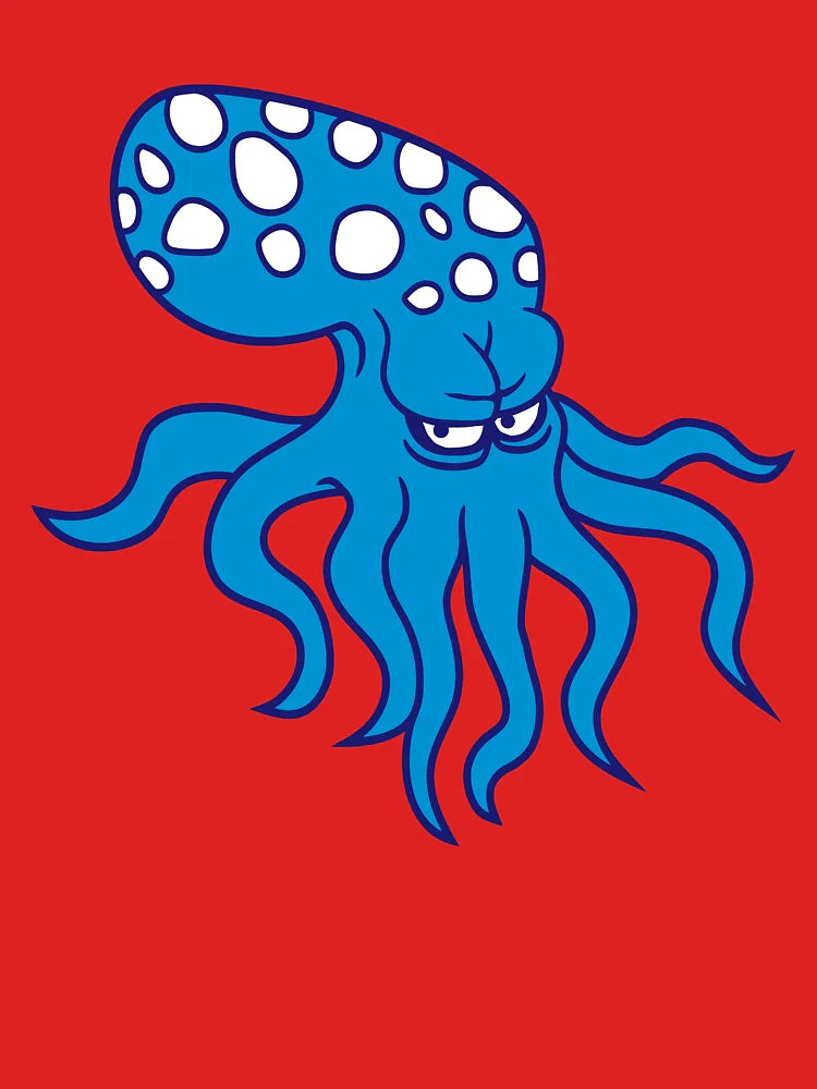 Octopus Calamari Tentacle Cephalopod Evil Squid Classic T-Shirt