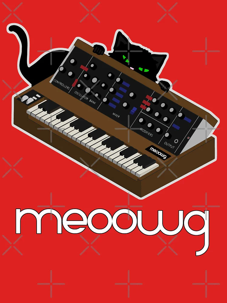 synthesizer cat meow Classic T-Shirt