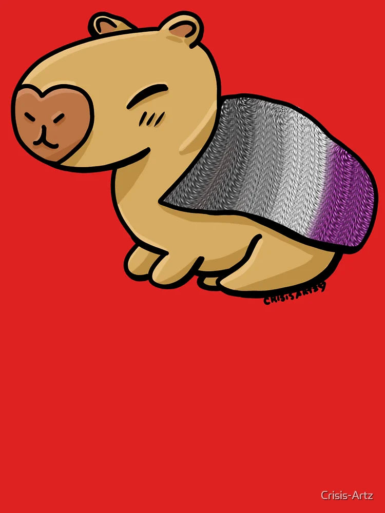 Pride Capybara- Asexual Classic T-Shirt