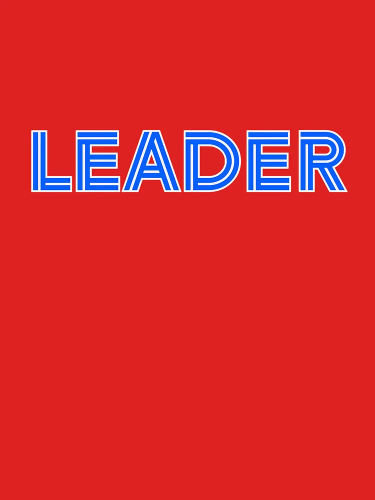 Leader Text Art Design Classic T-Shirt