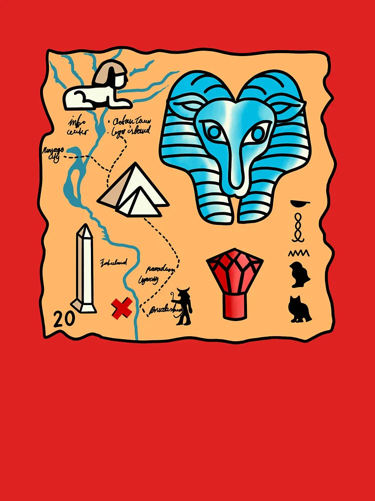 Adventurers Treasure Map Khnum Classic T-Shirt